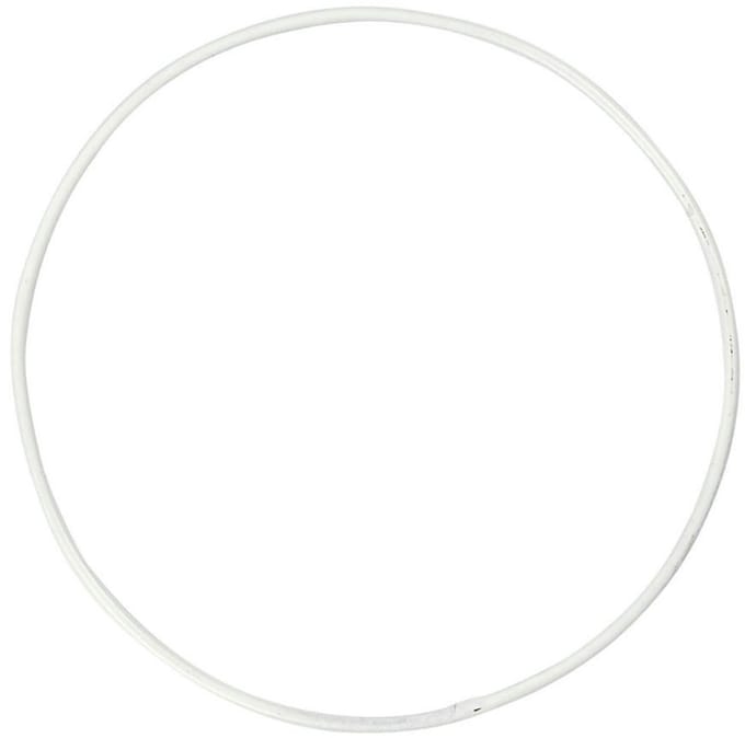 Creotime Metalen draad ring, d: 10 cm, cirkel, 10 stuks