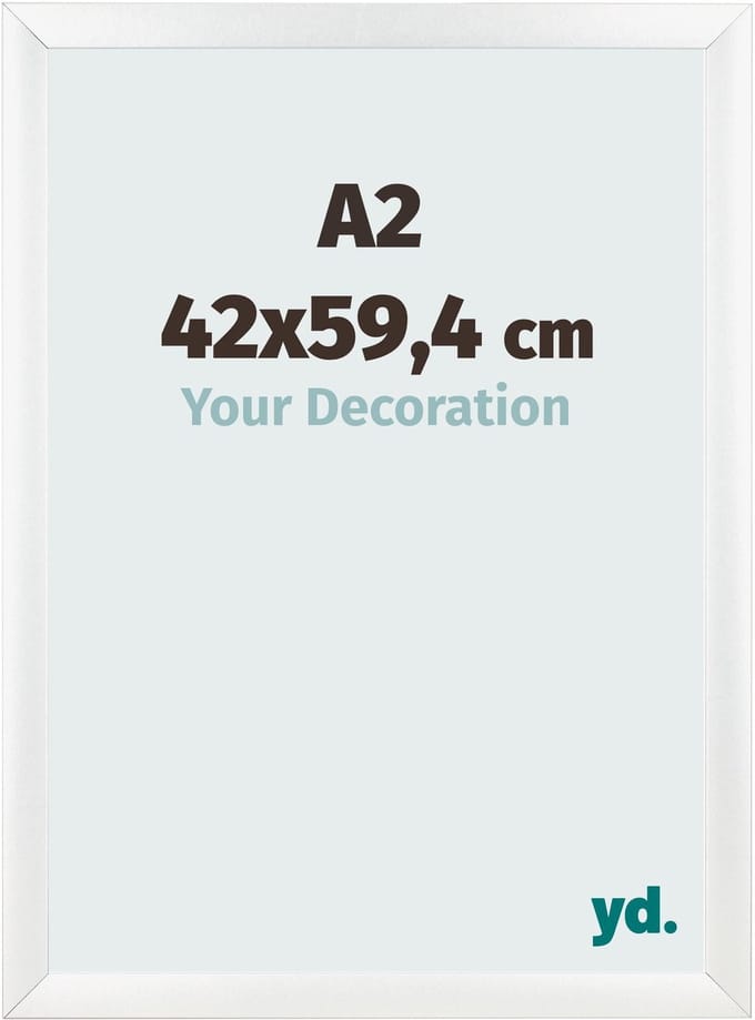 Your Decoration - Fotolijst A2 42x59,4 cm - MDF - Wit Mat - Pisa