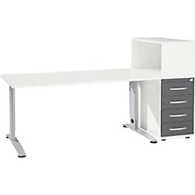 Schäfer Shop Select bureaumeubelset LOGIN 2-delig, bureau B 1600 mm