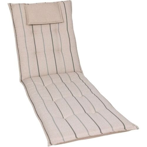 GO-DE TEXTIL Tuinkussen (Stoelkussen voor een ligbed, Beige)