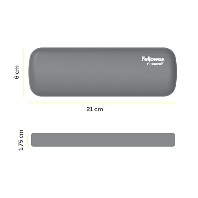 Fellowes Breyta™ Palm Polssteun Grijs | Ergonomische Ondersteuning voor de Pols