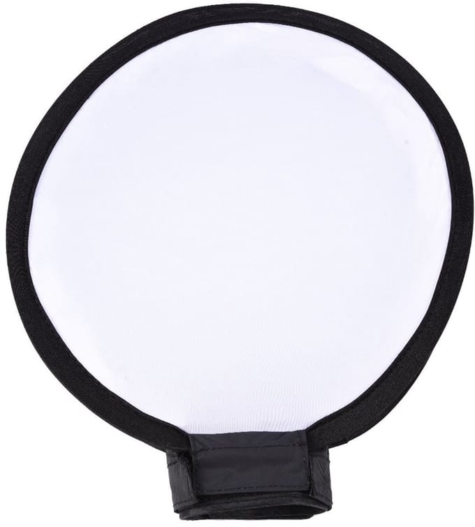 Allecto - Opvouwbare Flash Diffuser - Mini Softbox - 30 cm - Beauty Dish - Draagbaar - Lichtdiffuser - Geschikt voor Fotografie