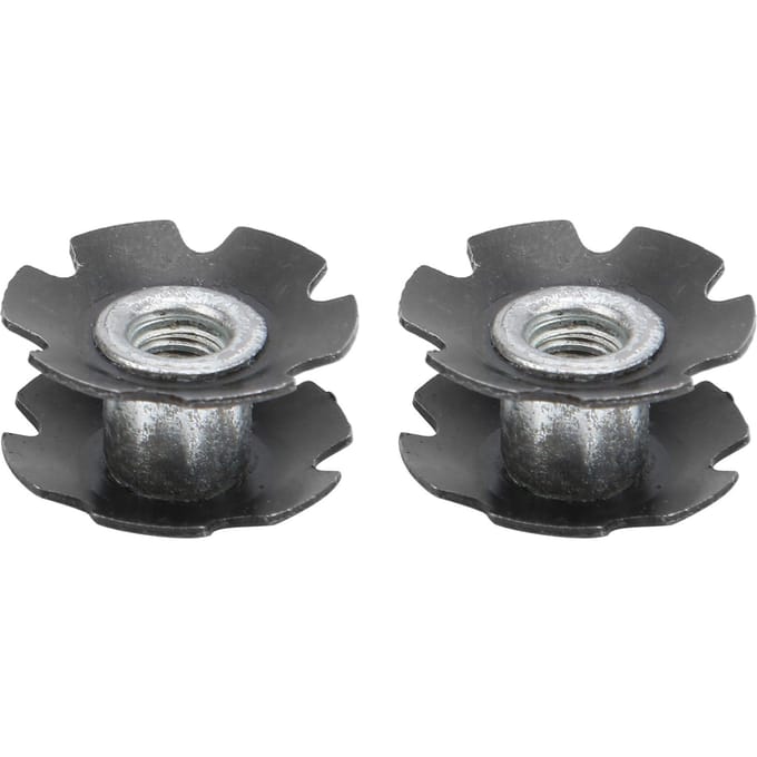 Écrou étoile pour fourche avant de vélo, 23,6 mm, pour casque de vélo de montagne et de route, tube de direction gray