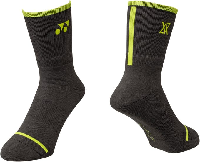 Yonex 19248EX Viktor Axelsen sokken - antraciet / lime - mt 35-38