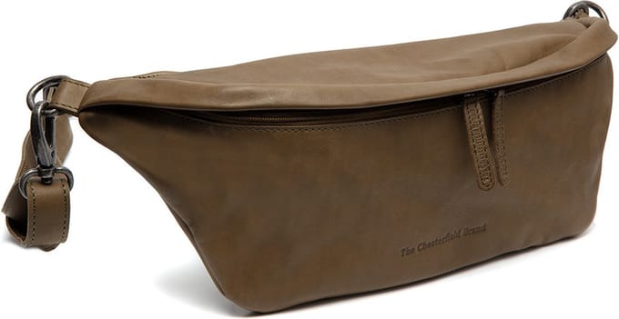 Chesterfield Kruger Washed Waxed Pull Up Heuptas - Olijfgroen