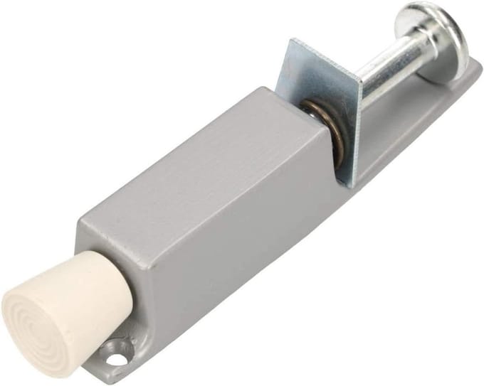 Deurvastzetter - Deurstopper Pedaal - Deuren Open Houden - Antislip Rubber - 156 mm - Grijs