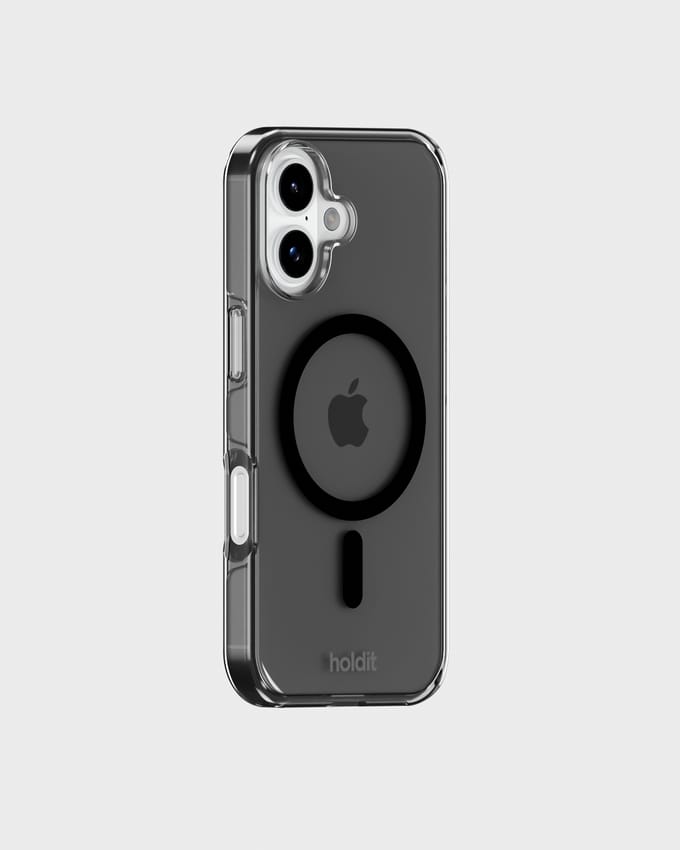 Phone Case Transparent Magsafe Compatible Black iPhone 17