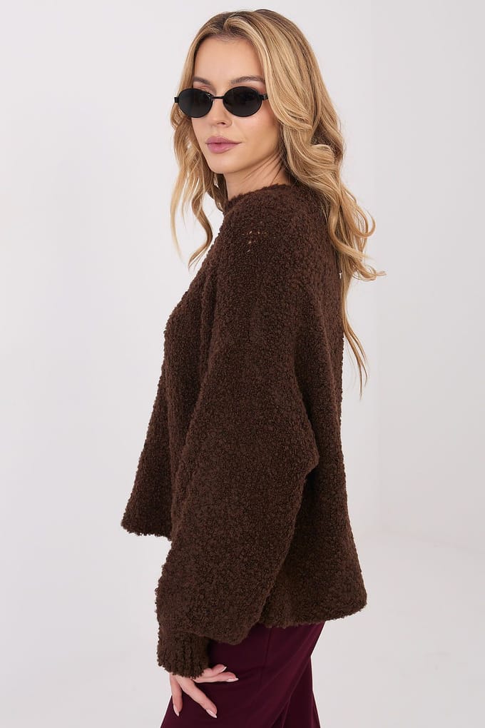 Aurielle Soft Knit - Donkerbruin / One Size