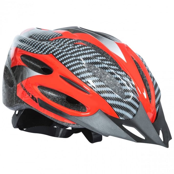 Trespass Volwassenen Unisex Crankster Fietshelm (Rood)