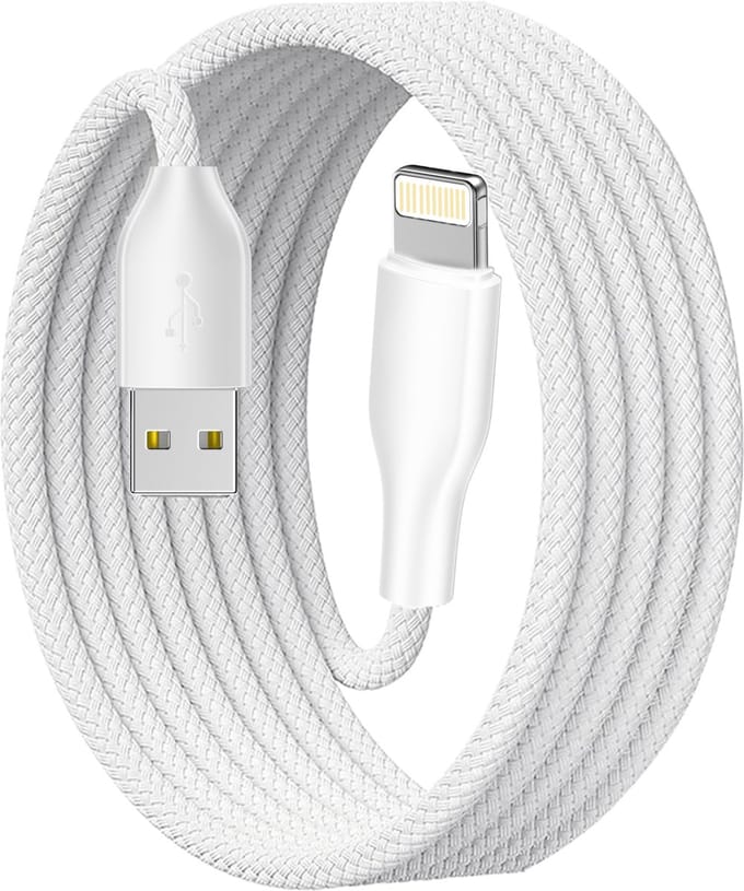 USB naar Lightning kabel 2 Meter - Geschikt voor Apple iPhone en iPad - Oplader Kabel