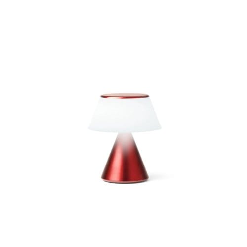 Lexon Luma M LED-lamp donkerrood LH87DR