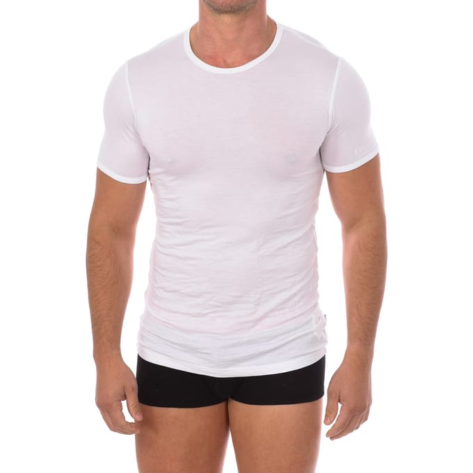 Mode Bamboe T-shirt korte mouw BKK1UTS03SI man