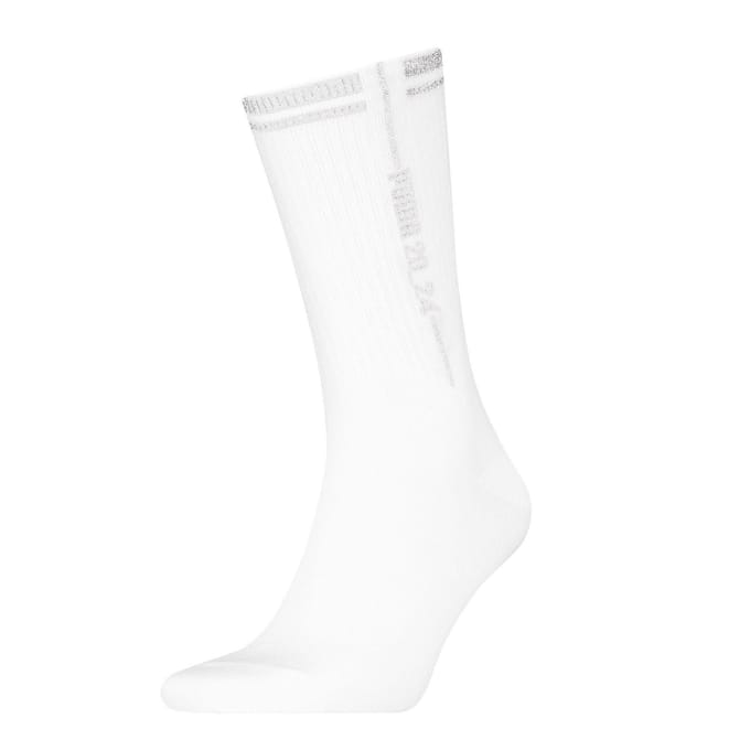 Puma Dames/Dames Logo Crew Sokken (Wit)