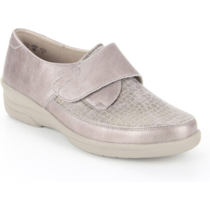 Grijze Solidus Klittenbandschoenen Hedda Wijdte K