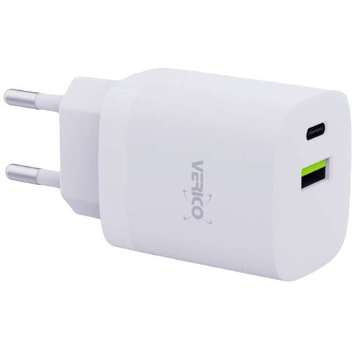 Verico Mojo 30W GaN 2 USB-oplader 30 W 1x USB-A, 1x USB-C Wit Binnen