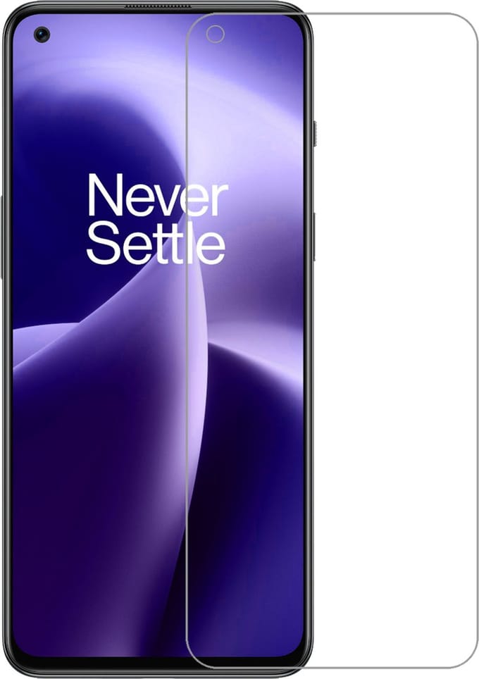Screenprotector - Geschikt voor OnePlus Nord 2T - Extra Sterk - Gehard Glas - Beschermglas - Tempered Glass - Screen Protector