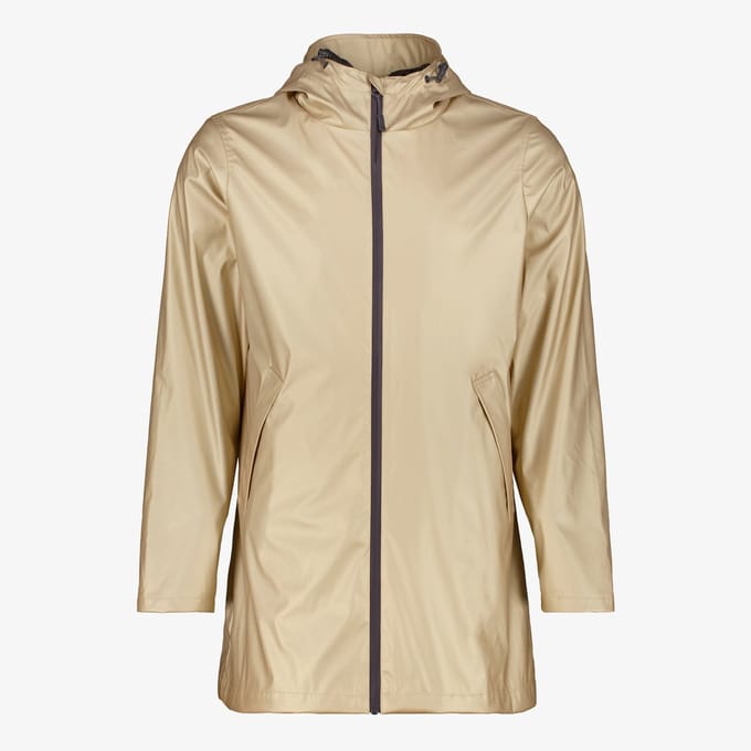 Mountain Peak unisex regenjas goud - Maat M - Met capuchon - Ritssluiting