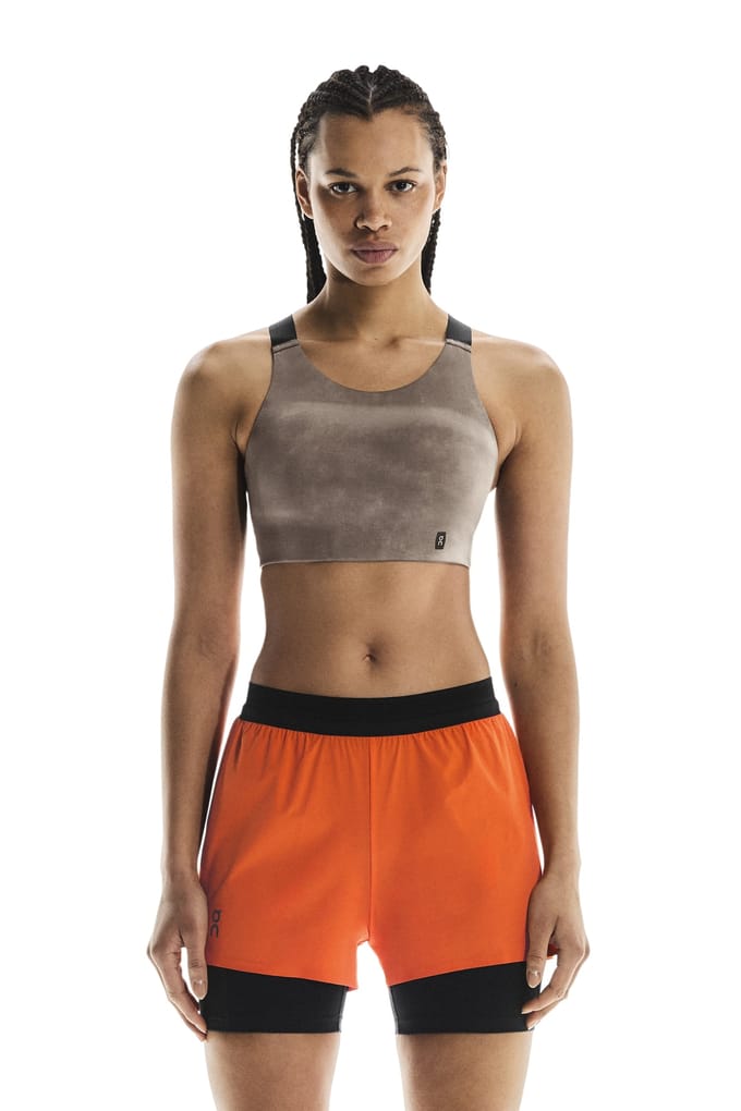 On Performance Bra Aop 1 W Cinder | Black Cinder | Black Maat: S | Sport BH's Outlet | Dames | Zwart