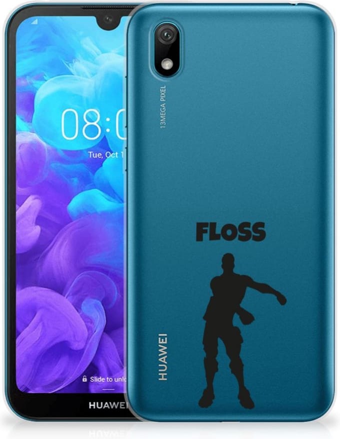 Huawei Y5 (2019) Telefoonhoesje met Naam Floss