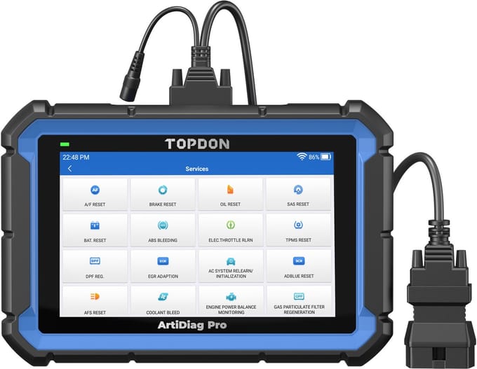 Topdon ArtiDiag Pro Diagnose tablet - 35 service functies - Uitleesapparatuur - Engels