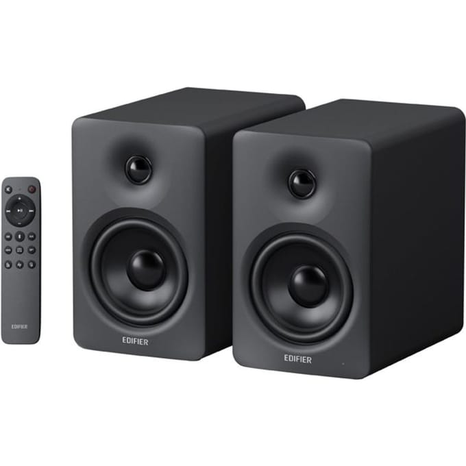 Edifier M90 Compacte Boekenplankluidsprekers, 100W RMS Desktopluidsprekers, Hi-Res Audio, LDAC, Bluetooth 6.0, SUB OUT Aangedreven Luidspreker