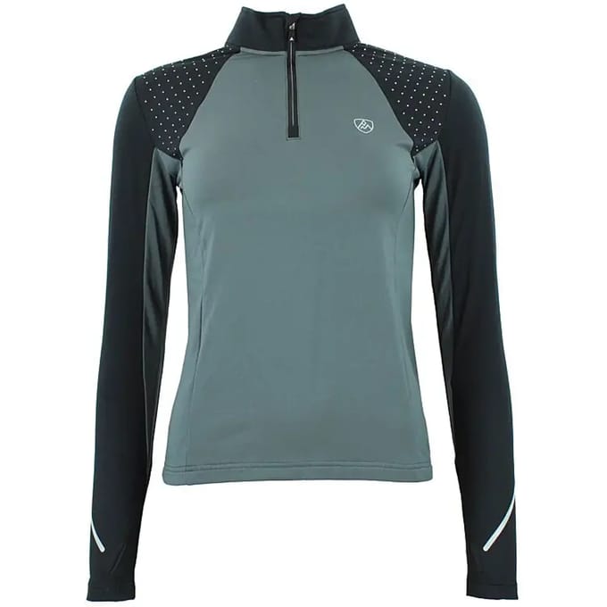 Dames t-shirt 1st skin met ritssluiting Peak Mountain