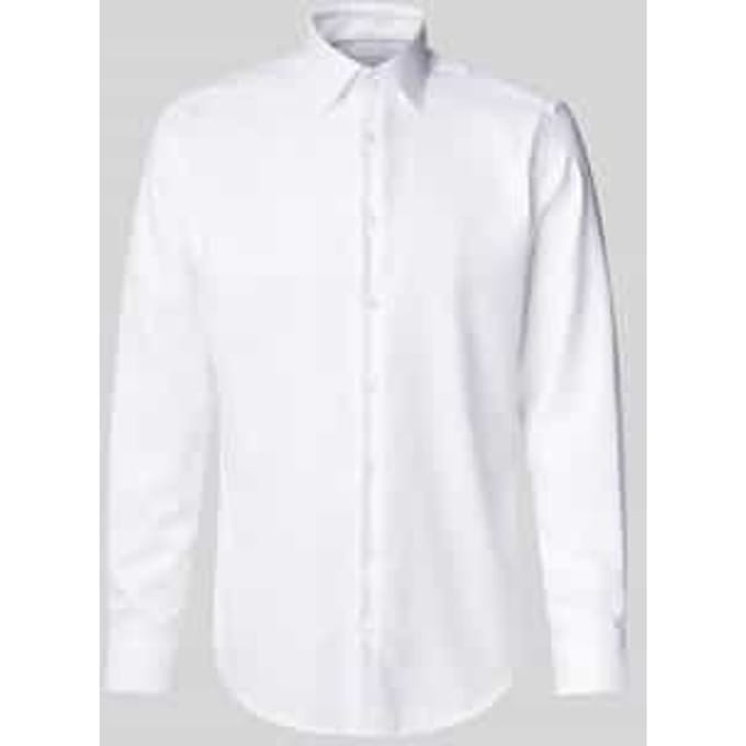 Regular fit zakelijk overhemd van big twill