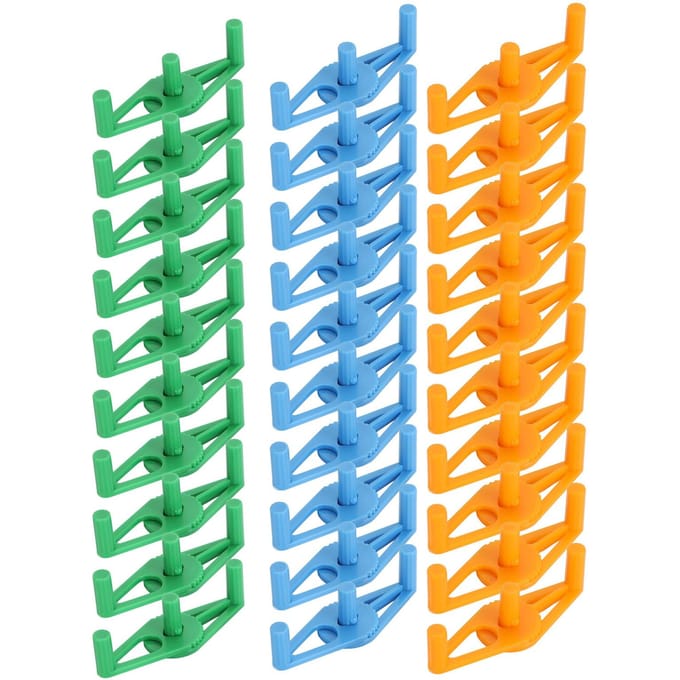 30 stuks Low Stress Training Clips Verstelbaar Herbruikbaar Plastic Plant Stengel Buiger Trainingsclips voor orange