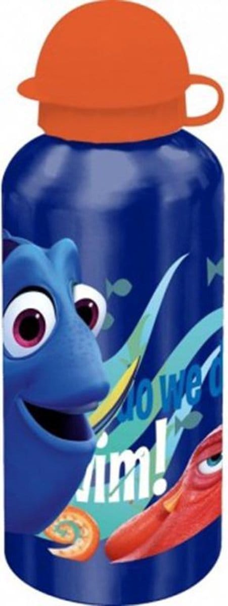 Finding Dory Drinkfles 500ml – Aluminium – Blauw/Oranje – Kinderen