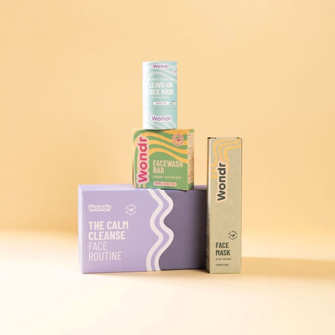 The Calm Cleanse Face Routine - Wondr Giftbox - Rust & balans voor je huid