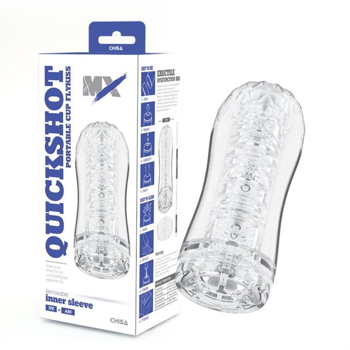 Chisa - Quickshot Portable Cup - Flykiss - Cup Masturbator - Transparant