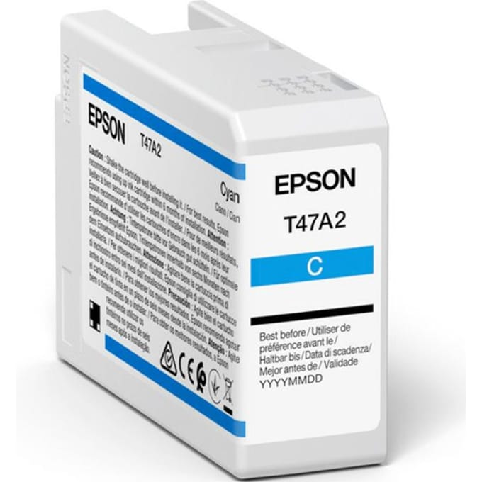 Original Ink Cartridge Epson C13T47A200 50 ml Black Cyan