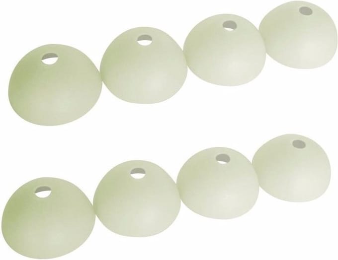 ProPlus Tentharingbeschermers - 8x stuks - glow in the dark - tentharing beschermkapjes