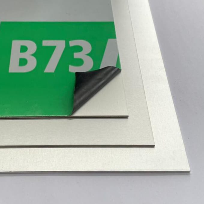 Aluminium Geanodiseerde vlakke plaat - 2mm, 400x400mm