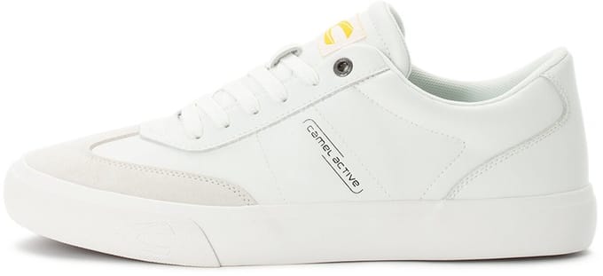 camel active Sneakers met suède details - Maat menswear-41 - Wit