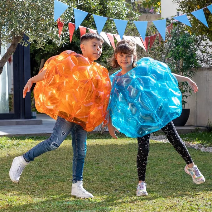 Ballon Bulle Gonflable Géant Antichoc Bumpoy InnovaGoods 2 Unités bleu