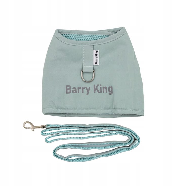 Barry King Hondentuigje met Lijn, Blauw, Maat M