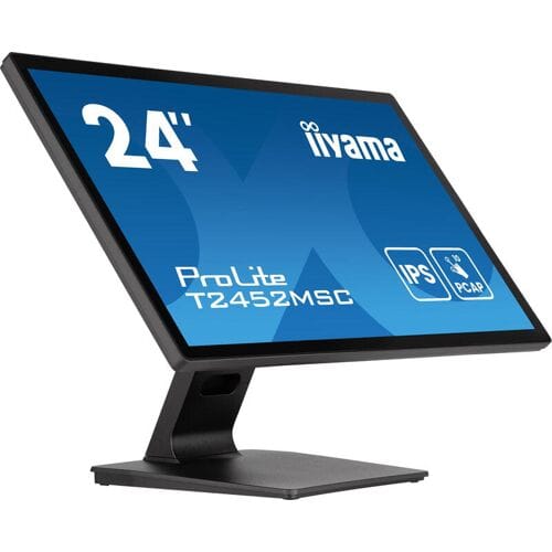 iiyama ProLite T2452MSC-B1AG computermonitor 60,5 cm (23.8") 1920 x 1080 pixels Full HD LED touchscreen zwart