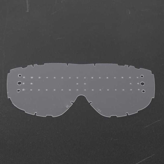 smith zuiger motor cross quad nieuw enkel schild transparant helmmasker