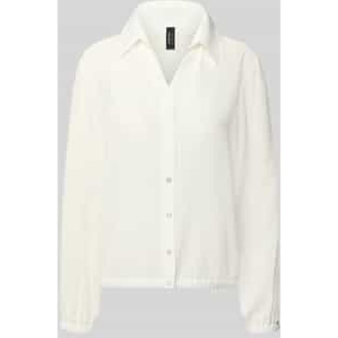 regular fit blouse met V-hals