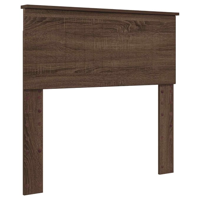 vidaXL Hoofdbord Bruin Eiken Bewerkt hout