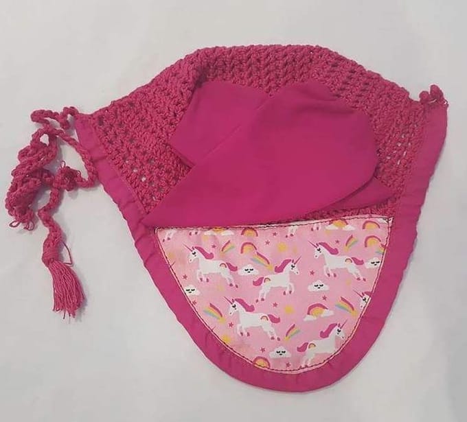 HB oornetje Unicorn - shet - roze