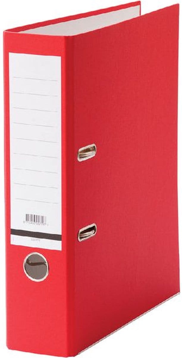 Ordner A4 Breed Karton Huismerk Rood - 20 stuks