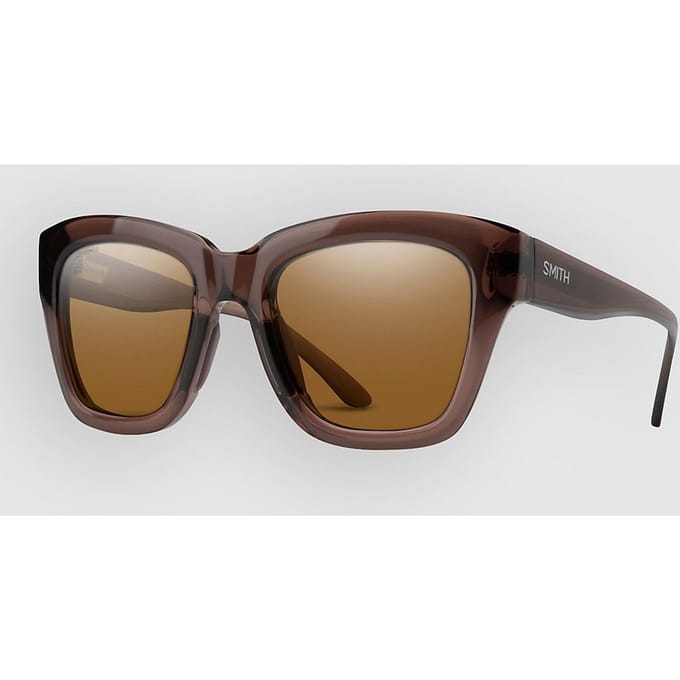 Smith Sway Rosewood Crystal Zonnebril roze