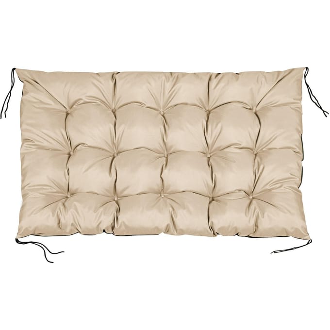 Tuinkussen 120x80 cm voor palletbank waterdicht beige