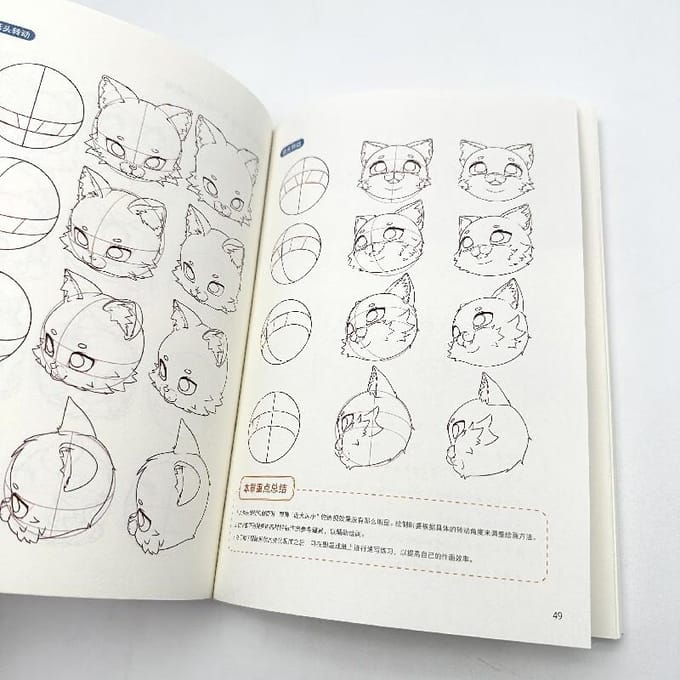 Vol Vitaliteit Q-versie Tutorial Over Tekentechnieken Voor Personages Kunst Stripboek Voor Beginners white
