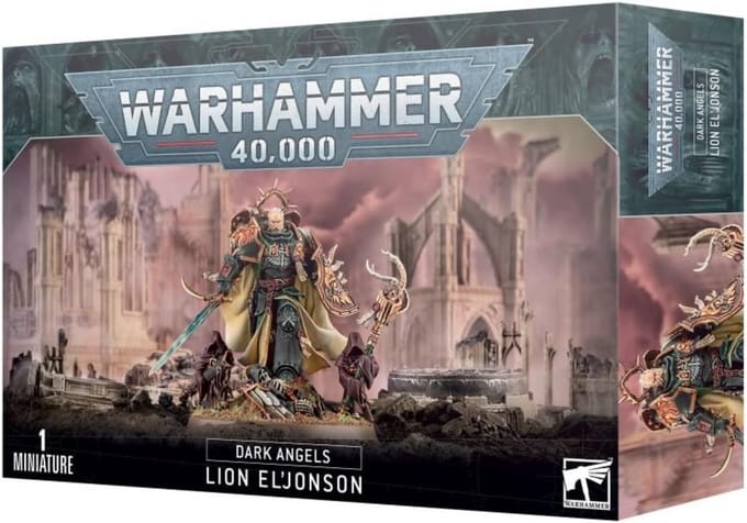 Miniatuurmodel Duistere Engelen Leijon El'Jonson Fantasy Wargame