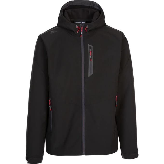 Trespass-jas Marlon B - Softshell-jas voor heren Tp75 Zwart