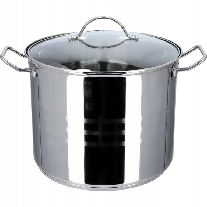 KADAX Practico – Hoge kookpan – 26 cm – 11 L – met deksel – RVS