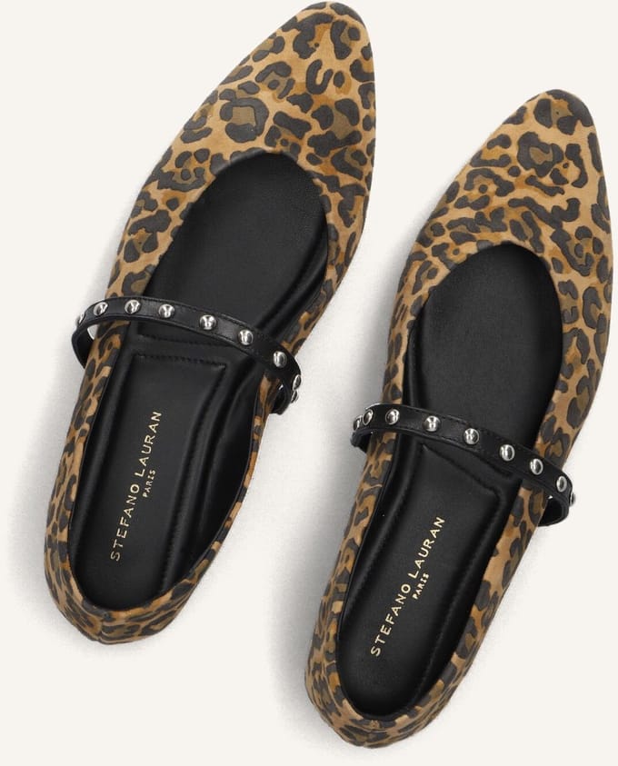 STEFANO LAURAN X1417 Ballerina's Dames - Bruin - Maat 39